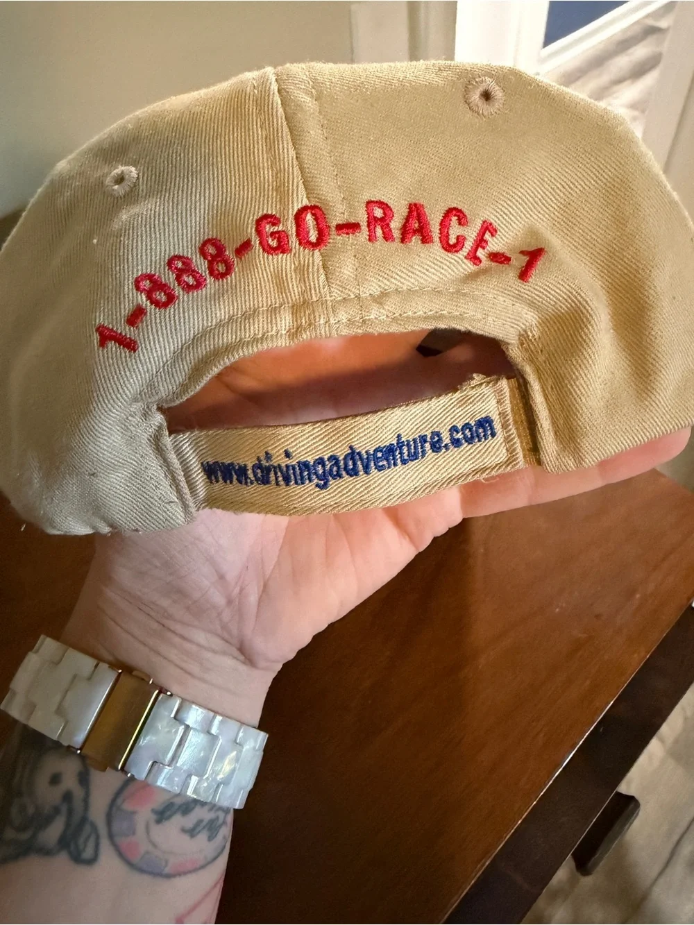 Jarrett Favre Driving Adventure Tan and Black Baseball Cap